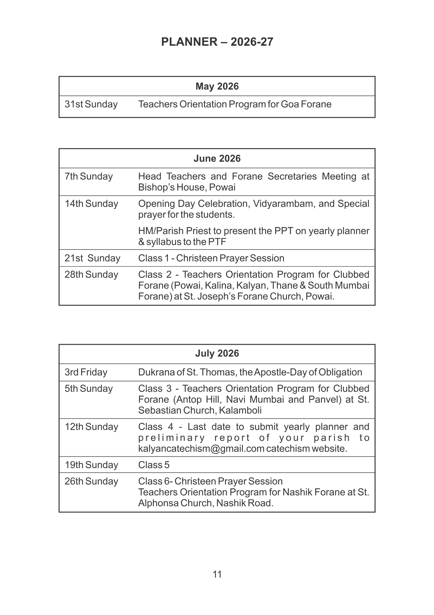 Planner